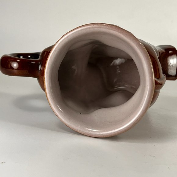 Vtg Frankoma Elephant Mug Cup Stoneware Glaze Brown Republican GOP Political 70s - Picture 6 of 13